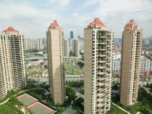 Shanghai apartment buildings